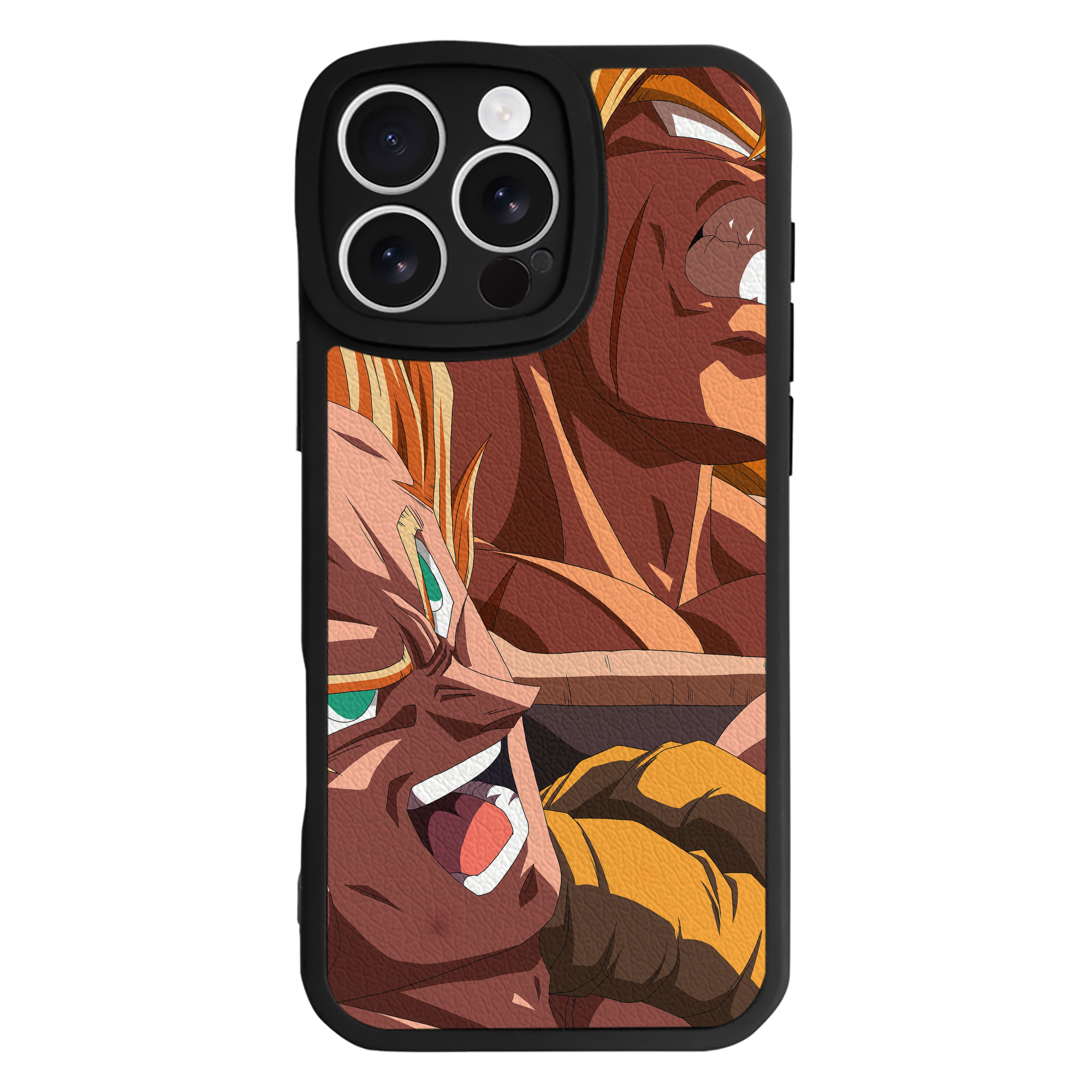 （画像用） ドラゴンボール DRAGON BALL 【iPhone 16シリーズ対応】シリコンスマホケース（レザー調） 材質：シリコン